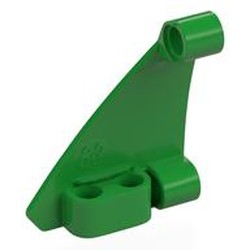 LEGO part 80278 Technic Panel Triangle 5 x 4 Left in Bright Green