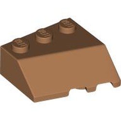 LEGO part 42862 Wedge Sloped 45° 3 x 3 Left in Medium Nougat