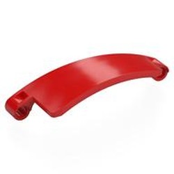 LEGO part 7656 Technic Panel Curved 3 x 9 x 2 Tapered, Right in Bright Red/ Red