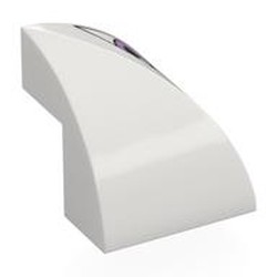 LEGO part 7528pr0005 Brick Curved Double 2 x 2 x 1 2/3 Corner with print in White
