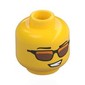 Minifig Head with print