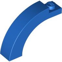 LEGO part 5844 Brick Arch 1 x 4 x 2 1/3 Curved Top in Bright Blue/ Blue