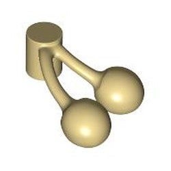 LEGO part 22667 Plant, Cherries in Brick Yellow/ Tan