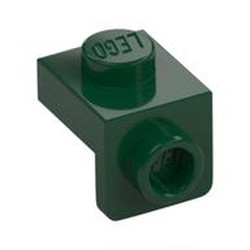 LEGO part 36841 Bracket 1 x 1 - 1 x 1 in Earth Green/ Dark Green