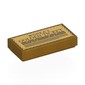 Tile 1 x 2 with 'WONKA's GOLDEN TICKET' print