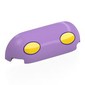 Brick Curved 1 x 4 x 1 Rounded Ends with Yellow Ovals / Headlights print