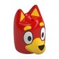 Minifig Head Special, Bluey with Yellow Nose, Ears, Eyebrows (Rusty)