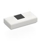 Tile 1 x 2 with Black Square print
