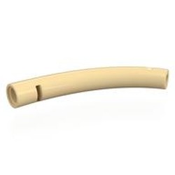 LEGO part 5717 Animal Body Part / Plant, Tail / Neck / Branch / Trunk, Middle Section with Pin Holes in Brick Yellow/ Tan
