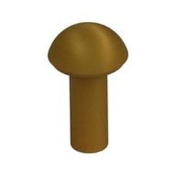 LEGO part 7768 Bar 1L with Rounded End in Warm Gold/ Pearl Gold