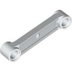 LEGO part 7684 Technic Link 1 x 6 x 2 Angled, Bent, Double in White