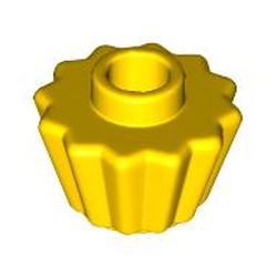 LEGO part 79743 Food Cupcake with Stud in Bright Yellow/ Yellow