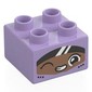 Duplo Brick 2 x 2 with print