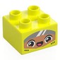 Duplo Brick 2 x 2 with print
