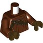 Torso, Jawa Robe, Dark Brown Straps print, Reddish Brown Arms, Dark Brown Hands