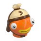 Head Special Fish with Tan Helmet, Reddish Brown Trim, White Eyes, Yellow Mouth print (Fishstick)