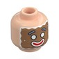 Minifig Head with print
