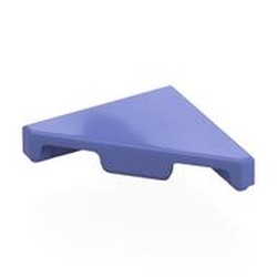 LEGO part 35787 Tile 45° Cut 2 x 2 (Triangle) in Blue Violet