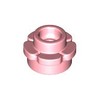 Warm Pink Plant, Flower, Plate Round 1 x 1 with 5 Petals