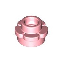 LEGO part 24866 Plant, Flower, Plate Round 1 x 1 with 5 Petals in Warm Pink