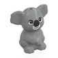 Animal Koala, Sitting with Black Noes, White Mouth, Dark Brown Eyes print