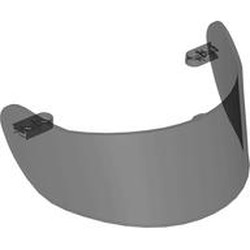 LEGO part 8194 Visor, Needs Size in Trans-Black