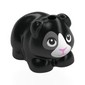 Animal, Guinea Pig with White Face, Bright Pink Noes, Dark Bluish Grey Spot Over Eye print