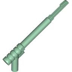 LEGO part 13591 Weapon Spear Gun with Squared Trigger and Thick Spear Base in Sand Green
