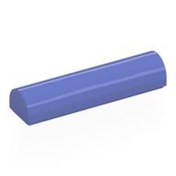 LEGO part 79756 Brick Curved 1 x 4 x 2/3 Double, No Studs in Blue Violet