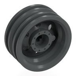 LEGO part 56904 Wheel 30 x 14 in Dark Stone Grey / Dark Bluish Gray