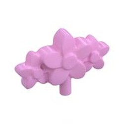 LEGO part 7737 Headwear Accessory Flowers with Small Pin in Light Purple/ Bright Pink