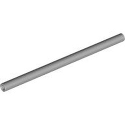 LEGO part 75c07 Hose Rigid 3mm D. 7L / 5.6cm in Medium Stone Grey/ Light Bluish Gray