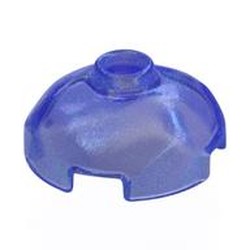 LEGO part 8079 Rock Boulder 2 x2 x 2/3, Top in Opal Trans-Purple / Trans-Purple Opal