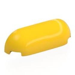 LEGO part 4045 Brick Round, Curved Triple 1 x 4 x 1 in Bright Yellow/ Yellow