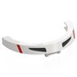 Windscreen 10 x 2 x 4 1/3 U Shape with Red Stripes, Black Triangle print