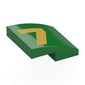 Slope Curved 2 x 2 x 2/3 with Gold '7' print