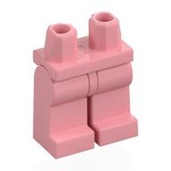 LEGO part 970c84 Hips and Warm Pink Legs [PLAIN] in Warm Pink