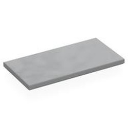 LEGO part 8165 Tile 4 x 8 in Medium Stone Grey/ Light Bluish Gray
