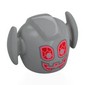Helmet with Side Pods, Red/Coral Droid Eyes, Mouth (Ultron)