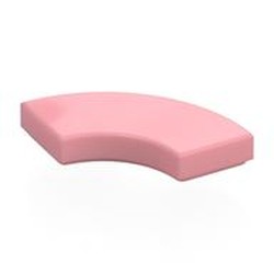 LEGO part 27925 Tile 2 x 2 Curved, Macaroni in Warm Pink