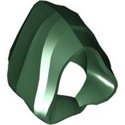 LEGO part 8050 Hood in Earth Green/ Dark Green