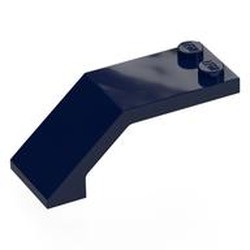 LEGO part 6070 Windscreen 5 x 2 x 1 2/3 in Earth Blue/ Dark Blue