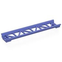 LEGO part 25059 Vehicle Track, Roller Coaster Straight 16L in Blue Violet