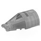 Windscreen 7 x 4 x 2 Round with Handle with Dark/Light Bluish Grey Cockpit print