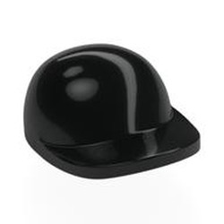 LEGO part 86035 Hat / Cap Short Curved Peak in Black