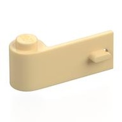 LEGO part 3822 Door 1 x 3 x 1 Left in Brick Yellow/ Tan