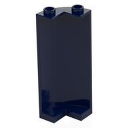 LEGO part 30987 Cylinder Quarter 2 x 2 x 5 (Wall) in Earth Blue/ Dark Blue