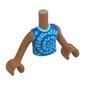 Minidoll Torso Boy with Medium Nougat Arms and Hands with print