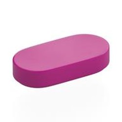LEGO part 1126 Tile Round 1 x 2 in Bright Reddish Violet/ Magenta
