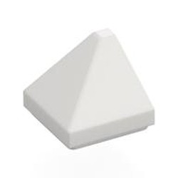 LEGO part 7826 Slope 30° 1 x 1 x 2/3 Double Corner in White